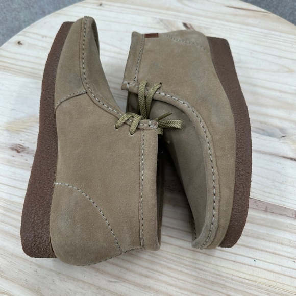 Clarks Shacre Suede Wallabee Chukka Boots Moc Toe Lace Up Mens Shoes 8.5 main image 5